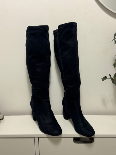 Deichmann dark blue suede - deichmann,