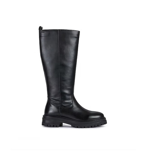 Women black knee high - black,