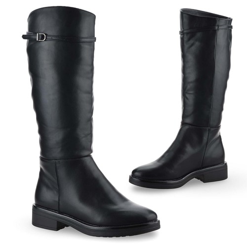 Ladies womens knee high - knee, faux