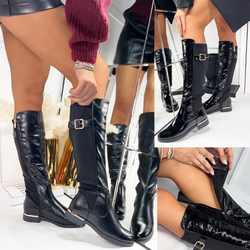 Women knee high boots - knee,
