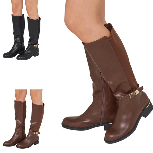 Womens knee high riding boots - womens,